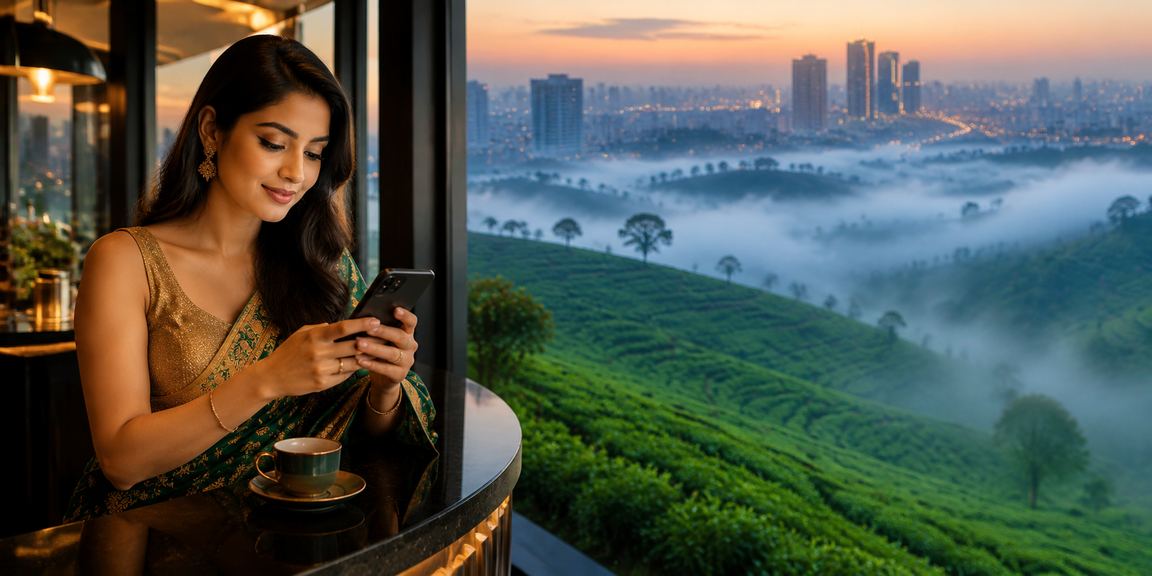 চট্টগ্রামে চা বাগানের পাশে ক্রিকেট বেটিং দেখছেন একজন ব্যবহারকারী