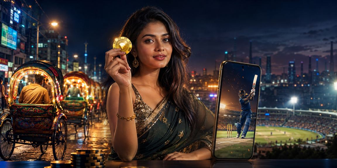 ঢাকায় রিকশার পাশে মোবাইলে cb9996 বোনাস চেক করছেন একজন ব্যবহারকারী