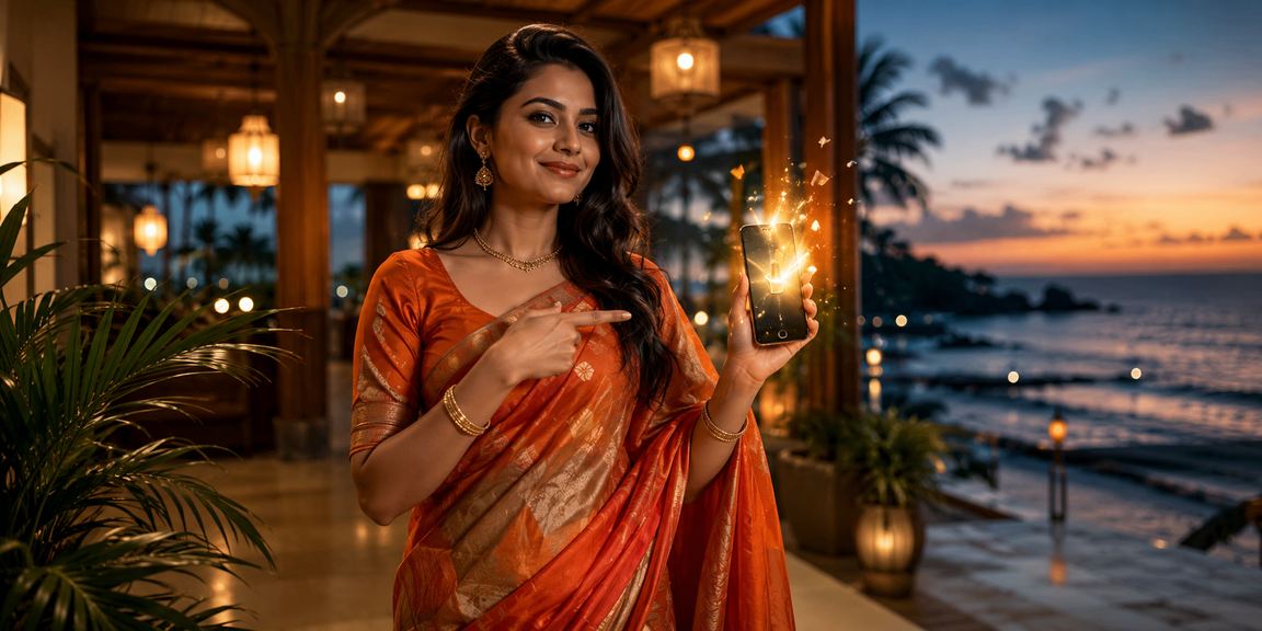 সেন্ট মার্টিন সমুদ্র সৈকতে মোবাইলে cb9996 পেমেন্ট করছেন একজন ব্যবহারকারী